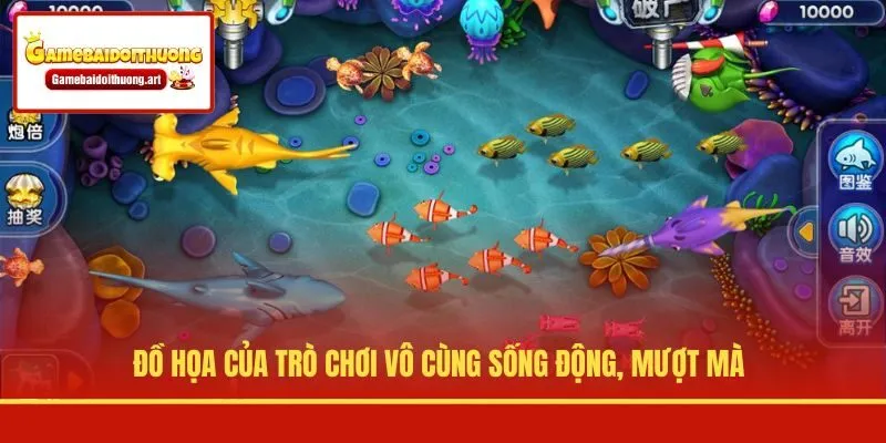 Đồ họa của trò chơi vô cùng sống động, mượt mà