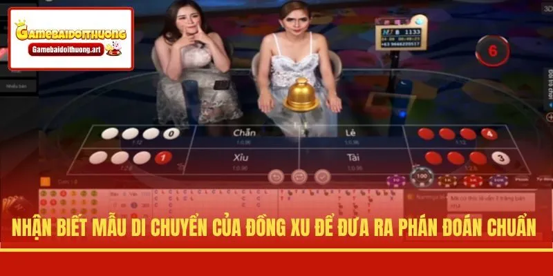 Nhận biết mẫu di chuyển của đồng xu để đưa ra phán đoán chuẩn