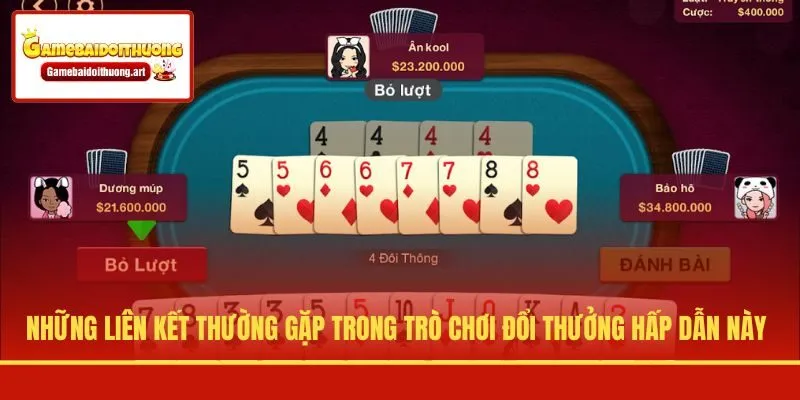 Những liên kết thường gặp trong trò chơi đổi thưởng hấp dẫn này