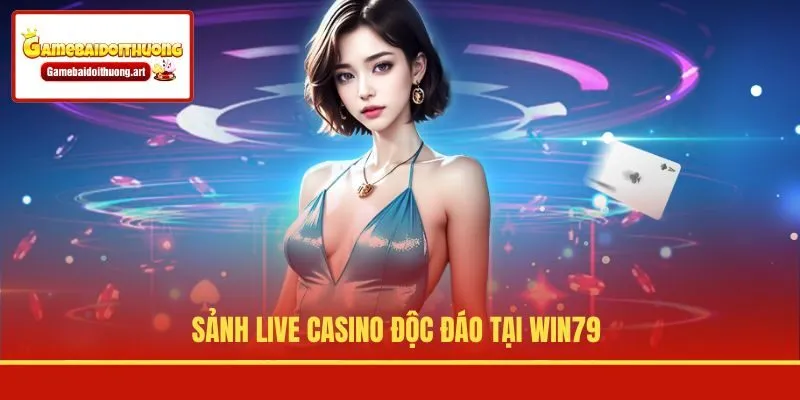 Sảnh live casino độc đáo tại WIN79
