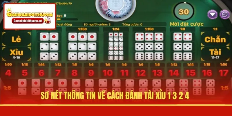Sơ nét thông tin về cách đánh Tài Xỉu 1 3 2 4